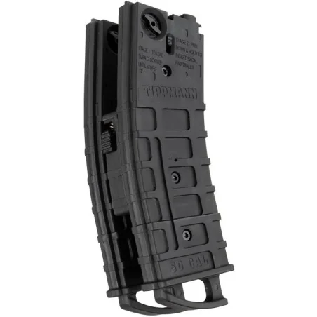 CHARGEURS TIPPMANN MAGFED TMC/Z18 25 BILLES .50 x2 + COUPLEUR NOIR