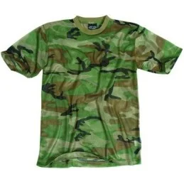 T-SHIRT MILTEC MESH WOODLAND