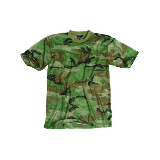 T-SHIRT MILTEC MESH WOODLAND