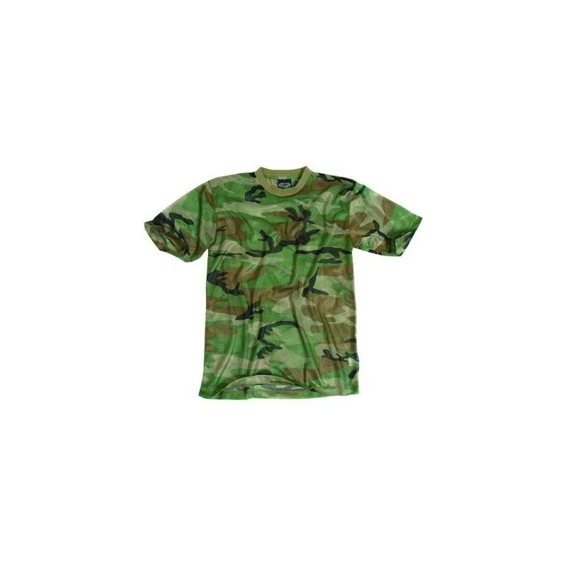 T-SHIRT MILTEC MESH WOODLAND