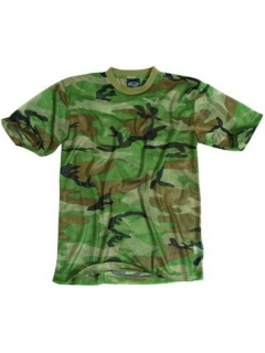 T-SHIRT MILTEC MESH WOODLAND