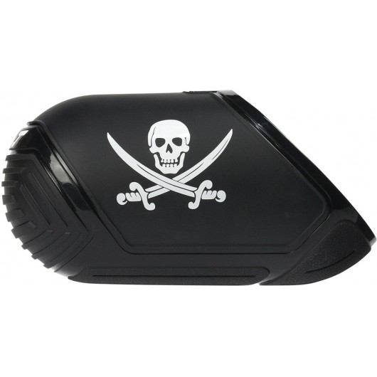 HOUSSE BOUTEILLE CARBONE EXALT MEDIUM (68ci-72ci) JOLLY ROGER PIRATE NOIR/BLANC