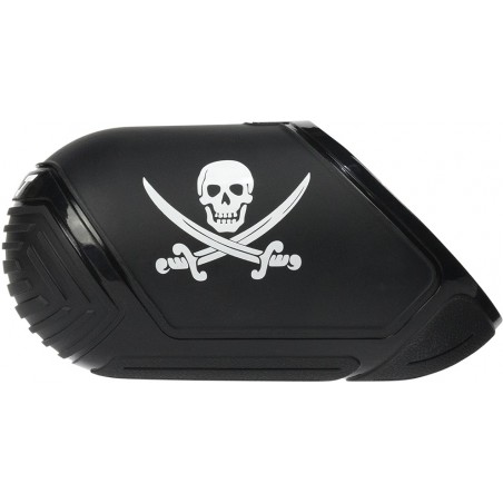 HOUSSE BOUTEILLE CARBONE EXALT MEDIUM (68ci-72ci) JOLLY ROGER PIRATE NOIR/BLANC