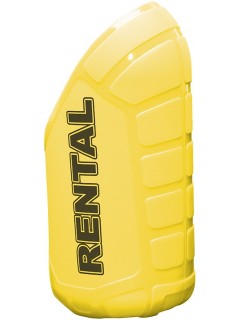 HOUSSE BOUTEILLE ALUMINIUM EXALT RENTAL 0.8L/48ci JAUNE