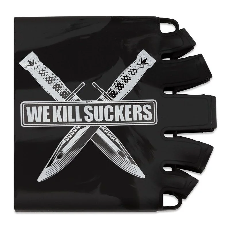 GRIP DE BOUTEILLE BUNKER KINGS KNUCKLE BUTT WKS KNIFE NOIR