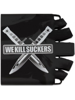 GRIP DE BOUTEILLE BUNKER KINGS KNUCKLE BUTT WKS KNIFE NOIR