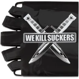 GRIP DE BOUTEILLE BUNKER KINGS KNUCKLE BUTT WKS KNIFE NOIR