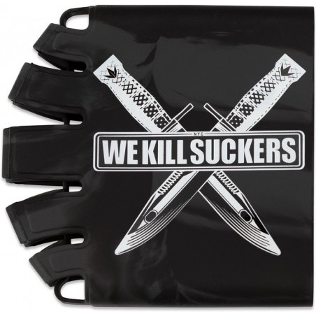 GRIP DE BOUTEILLE BUNKER KINGS KNUCKLE BUTT WKS KNIFE NOIR