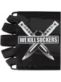 GRIP DE BOUTEILLE BUNKER KINGS KNUCKLE BUTT WKS KNIFE NOIR