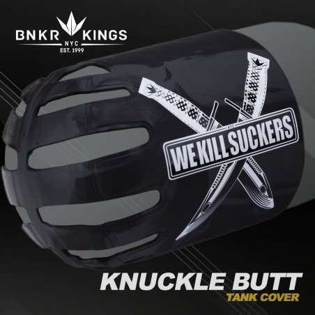 GRIP DE BOUTEILLE BUNKER KINGS KNUCKLE BUTT WKS KNIFE NOIR