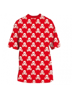 T-SHIRT HK ALL OVER RED WHITE 