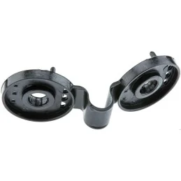 CLIP ROND NOIR ∅4CM POUR FILET PAINTBALL (l'unité)