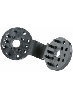 CLIP ROND NOIR ∅4CM POUR FILET PAINTBALL (l'unité)