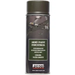 BOMBE PEINTURE MILITAIRE FOSCO OTAN GREEN (400ml)