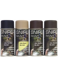 BOMBE PEINTURE MILITAIRE FOSCO FLAT BLACK (150ml)