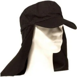 CASQUETTE FOSTEX + PROTECTION DE NUQUE NOIRE