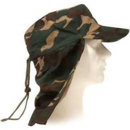 CASQUETTE FOSTEX + PROTECTION DE NUQUE WOODLAND