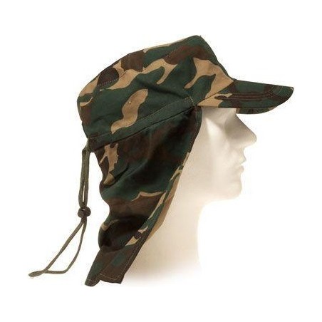 CASQUETTE FOSTEX + PROTECTION DE NUQUE WOODLAND