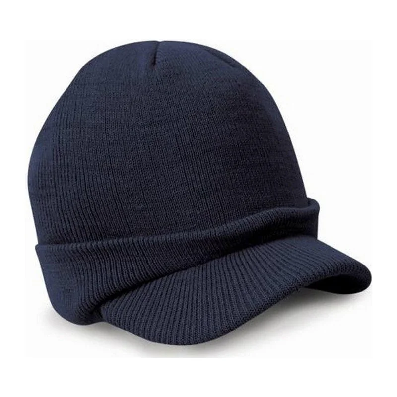 BONNET AVEC VISIÈRE NAVY