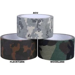 RUBAN ADHÉSIF TEXTILE CAMOUFLAGE FLECKTARN (5cm x 5m)