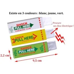 FAUX PAQUET DE CHEWING-GUM À DÉCHARGE ÉLECTRIQUE