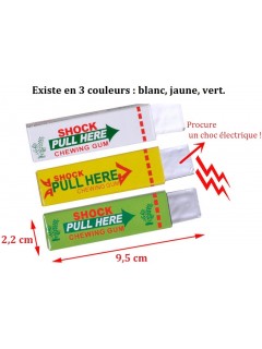 FAUX PAQUET DE CHEWING-GUM À DÉCHARGE ÉLECTRIQUE