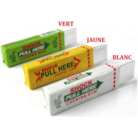 FAUX PAQUET DE CHEWING-GUM À DÉCHARGE ÉLECTRIQUE