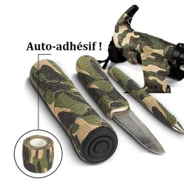 RUBAN CAMOUFLAGE EXTENSIBLE AUTO-ADHÉSIF JUNGLE