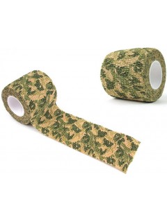 RUBAN CAMOUFLAGE EXTENSIBLE AUTO-ADHÉSIF GRASS GREEN