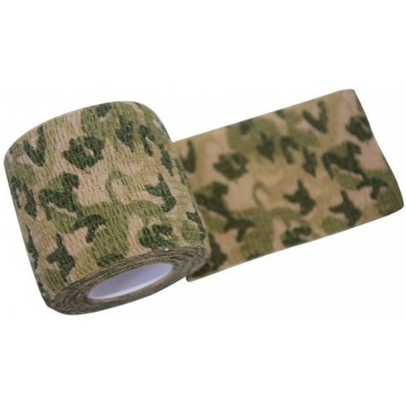 RUBAN CAMOUFLAGE EXTENSIBLE AUTO-ADHÉSIF GRASS GREEN