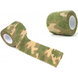 RUBAN CAMOUFLAGE EXTENSIBLE AUTO-ADHÉSIF LIGHT GREEN