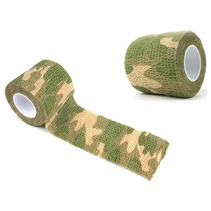 RUBAN CAMOUFLAGE EXTENSIBLE AUTO-ADHÉSIF LIGHT GREEN