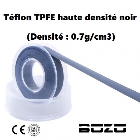 ROULEAU TÉFLON HAUTE DENSITÉ BOZO NOIR