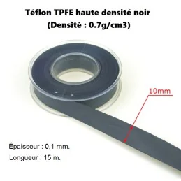 ROULEAU TÉFLON HAUTE DENSITÉ BOZO NOIR