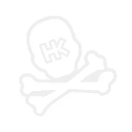 STICKER HK ARMY SKULL CAR BLANC