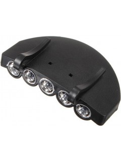 LAMPE À CLIP 5 LED POUR VISIÈRE/CASQUETTE NOIR