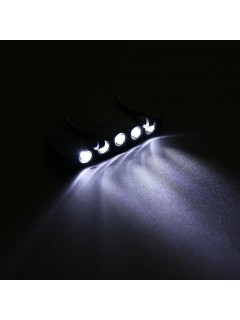 LAMPE À CLIP 5 LED POUR VISIÈRE/CASQUETTE NOIR