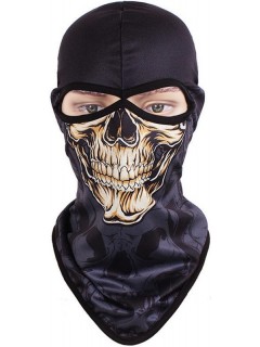 CAGOULE POLYESTER 2 TROUS SKULL BRUN