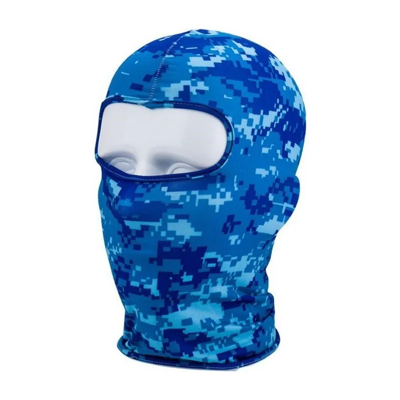 CAGOULE MULTIFONCTION LYCRA 1 TROU BLEU DIGITAL