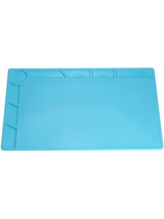 TAPIS D'ENTRETIEN/SOUDURE SILICONE BLEU S-120 (34x23cm)