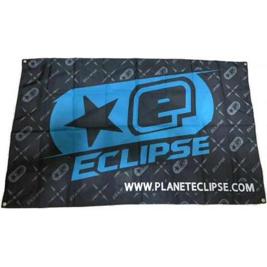 BANNIÈRE PLANET ECLIPSE TISSU NOIR/BLEU