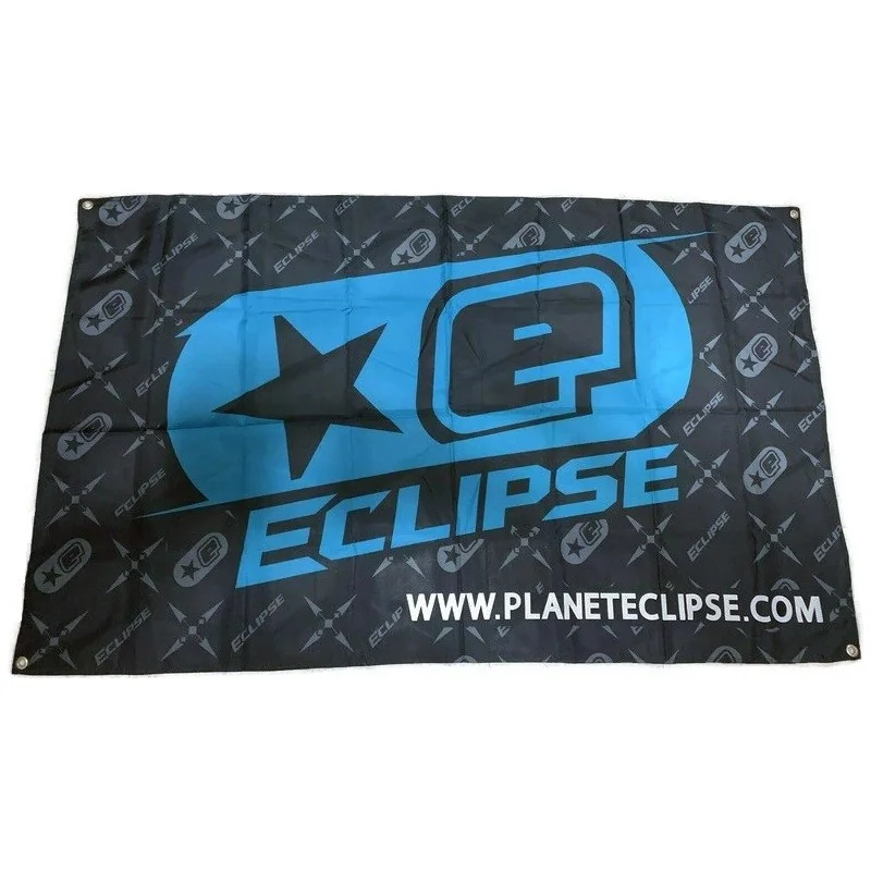 BANNIÈRE PLANET ECLIPSE TISSU NOIR/BLEU