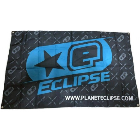 BANNIÈRE PLANET ECLIPSE TISSU NOIR/BLEU