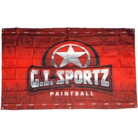 BANNIÈRE GI SPORTZ TISSU ROUGE