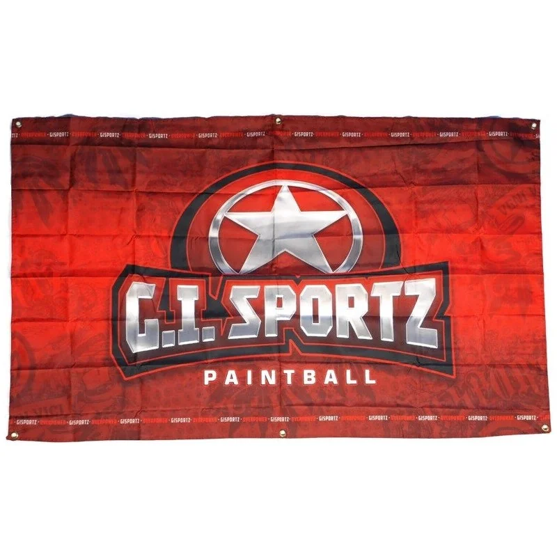 BANNIÈRE GI SPORTZ TISSU ROUGE