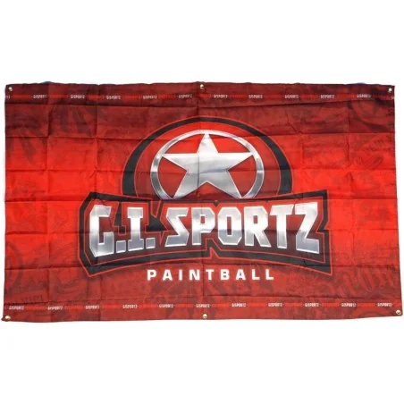 BANNIÈRE GI SPORTZ TISSU ROUGE