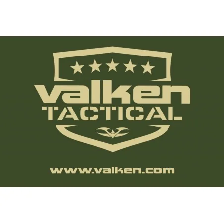 BANNIÈRE VALKEN TACTICAL OLIVE AVEC LOGO BLANC (61x46cm)