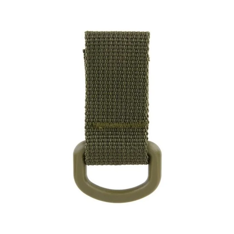 SANGLE TACTIQUE MOLLE VELCRO AVEC ANNEAU EN "D" VERT