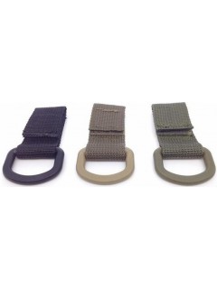 SANGLE TACTIQUE MOLLE VELCRO AVEC ANNEAU EN "D" VERT