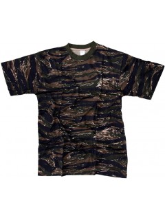 T-SHIRT CAMOUFLAGE FOSTEX TIGER STRIPE